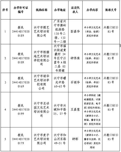 梅州9所民办校外培训机构！批准办学！(校外培训有限公司艺术办学) 软件优化