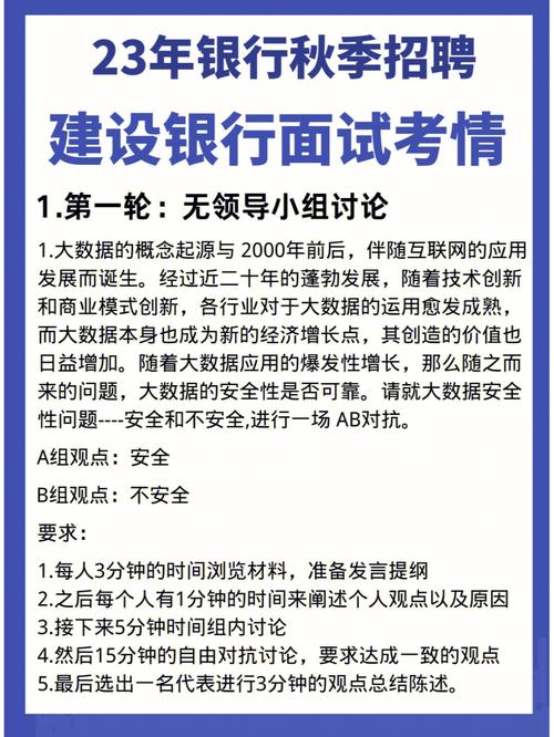 中国建设银行春招面试在即！有哪些常见面试问题？(面试建行建设银行领导小组银行) 软件开发