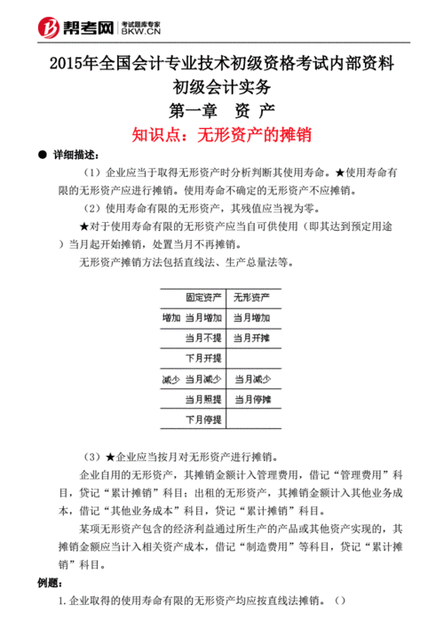 初级会计知识点之无形资产(无形资产摊销支出万元知识点) 软件优化