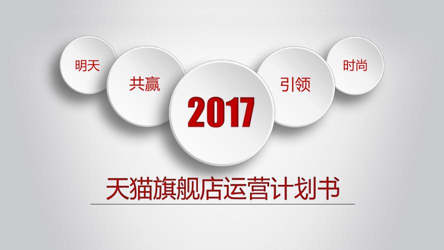 天猫入驻全套运营计划书ppt模板(产品自己的品牌推广运营) 99链接平台