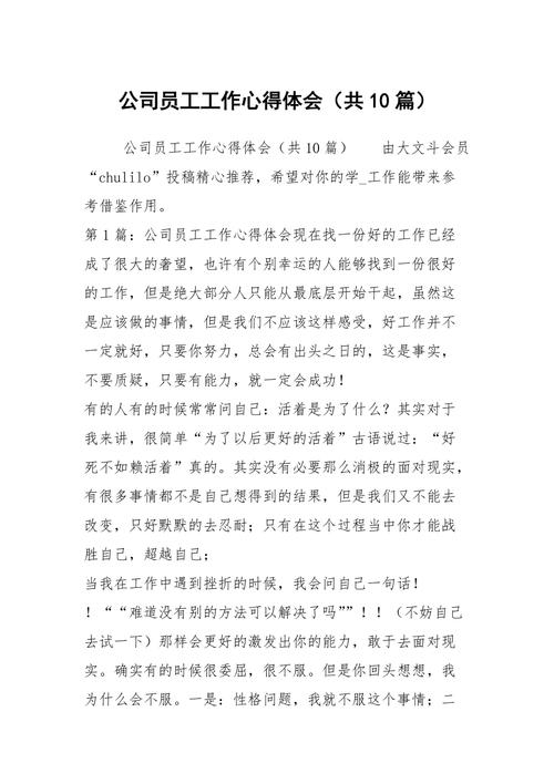 感受如何？(公司都是工作自己的的是) 软件开发