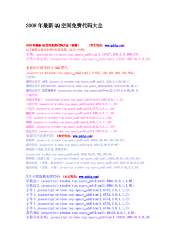 介绍在线QQ代码,介绍沟通新境界 排名链接